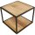 Beistelltisch JACK Mangoholz mit Stahlrahmen 50x50x40 cm Industrial