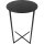 Beistelltisch XAVI BLACK rund Metall schwarz ø35x60cm modern