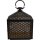 Laterne KIRA klein Metall schwarz gold rechteckig 30x16x40cm