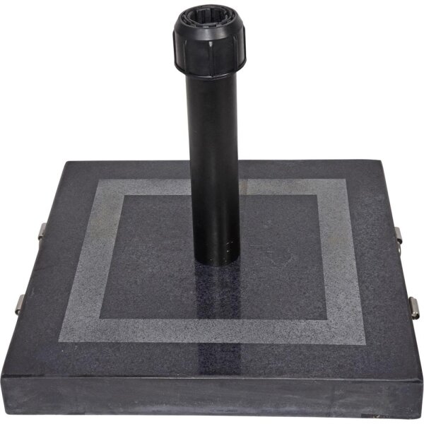 Schirmständer viereckig Granit 30kg anthrazit