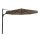 Ampelschirm VIRGO UP TAUPE 3,5 m – Stilvoller Rundschirm für optimalen Sonnenschutz