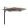 Ampelschirm VIRGO UP TAUPE 3x3 m – Hochwertiger Sonnenschutz mit Stil