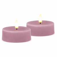 LED Teelichter Lavendel 2er-SET