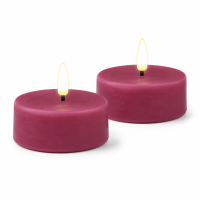 LED Teelichter Magenta 2er-SET