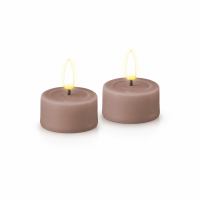 LED Teelichter Rose 2er-SET