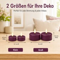 LED Teelichter Violet 2er-SET