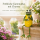 Frosch Figur Metall Kantenhocker mit Regenschirm – Gelber Mantel