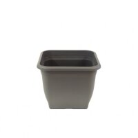 Pflanzkübel eckig anthrazit 19x19-58x58cm Grau...