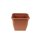 Pflanzkübel quadratisch 19x19-58x58cm Orange Terrakotta außen