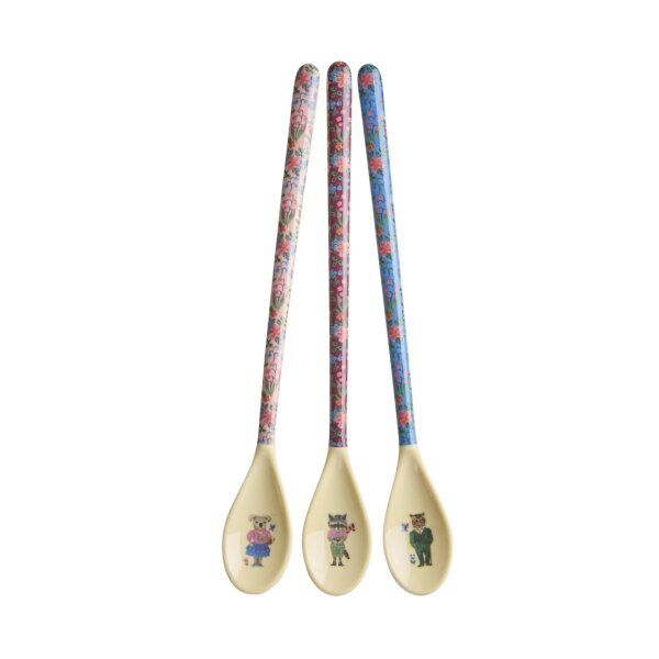 Rice Melamin Latte Löffel 3er-SET - Nathalie Lété Print