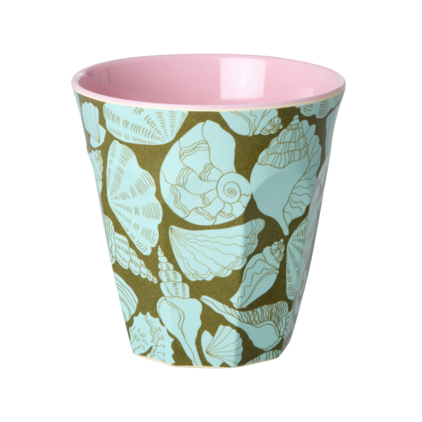 Rice Melamin Becher - Sea Shell Print