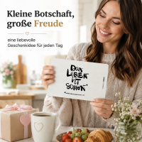 Frühstücksbrettchen aus Resopal - Das Leben ist Schön