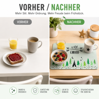 Frühstücksbrettchen aus Resopal - Wild Child