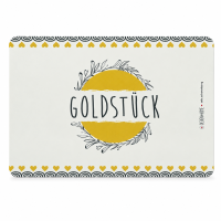 Frühstücksbrettchen aus Resopal - Goldstück