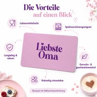 Frühstücksbrettchen aus Resopal - Liebste Oma