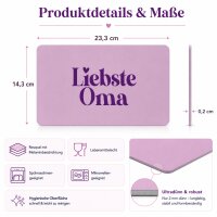 Frühstücksbrettchen aus Resopal - Liebste Oma