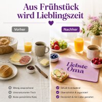 Frühstücksbrettchen aus Resopal - Liebste Oma