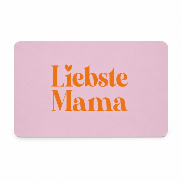 Frühstücksbrettchen aus Resopal - Liebste Mama