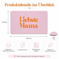 Frühstücksbrettchen aus Resopal - Liebste Mama