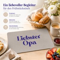 Frühstücksbrettchen aus Resopal - Liebster Opa