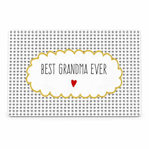 Frühstücksbrettchen aus Resopal - Best Grandma Ever