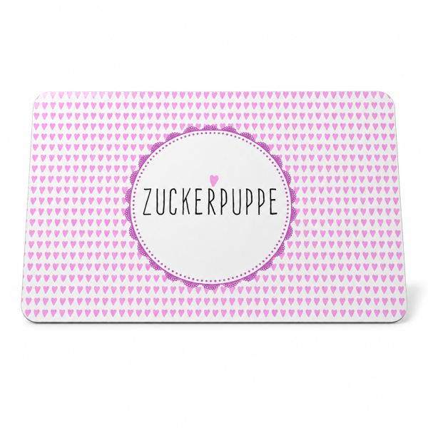 Frühstücksbrettchen aus Resopal - Zuckerpuppe