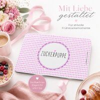 Frühstücksbrettchen aus Resopal - Zuckerpuppe