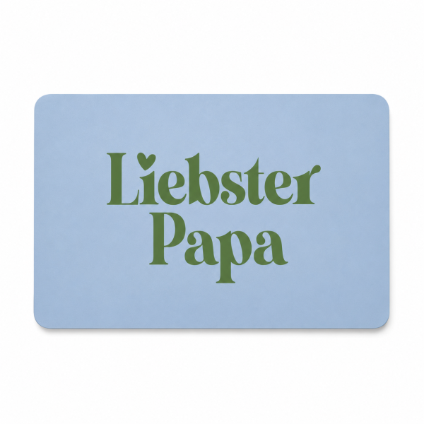 Frühstücksbrettchen aus Resopal - Liebster Papa