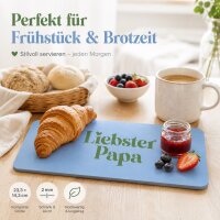 Frühstücksbrettchen aus Resopal - Liebster Papa