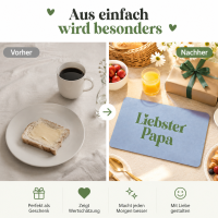 Frühstücksbrettchen aus Resopal - Liebster Papa