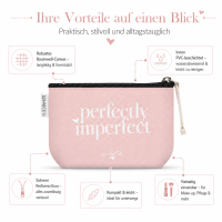 Kosmetiktasche 16 x 9,5 x 5 cm - Perfectly Imperfect