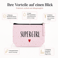 Kosmetiktasche 16 x 9,5 x 5 cm - Supergirl