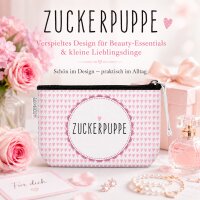 Kosmetiktasche 16 x 9,5 x 5 cm - Zuckerpuppe