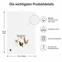 Geschirrtuch mit Spruch - Breakfast Club
