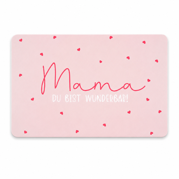 Frühstücksbrettchen aus Resopal - Mama
