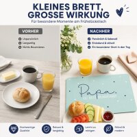 Frühstücksbrettchen aus Resopal - Papa