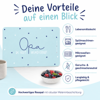 Frühstücksbrettchen aus Resopal - Opa