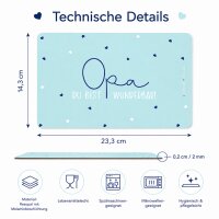 Frühstücksbrettchen aus Resopal - Opa