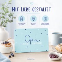 Frühstücksbrettchen aus Resopal - Opa