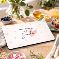 Frühstücksbrettchen aus Resopal - Make me Smile