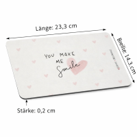 Frühstücksbrettchen aus Resopal - Make me Smile