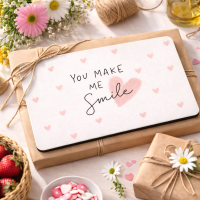 Frühstücksbrettchen aus Resopal - Make me Smile