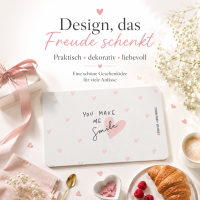 Frühstücksbrettchen aus Resopal - Make me Smile
