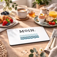 Frühstücksbrettchen aus Resopal - Moin