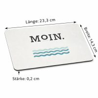 Frühstücksbrettchen aus Resopal - Moin