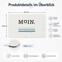 Frühstücksbrettchen aus Resopal - Moin