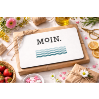 Frühstücksbrettchen aus Resopal - Moin