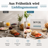 Frühstücksbrettchen aus Resopal - Moin