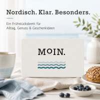 Frühstücksbrettchen aus Resopal - Moin