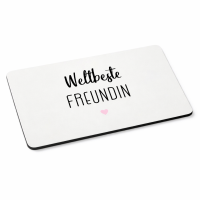 Frühstücksbrettchen aus Resopal - Weltbeste Freundin